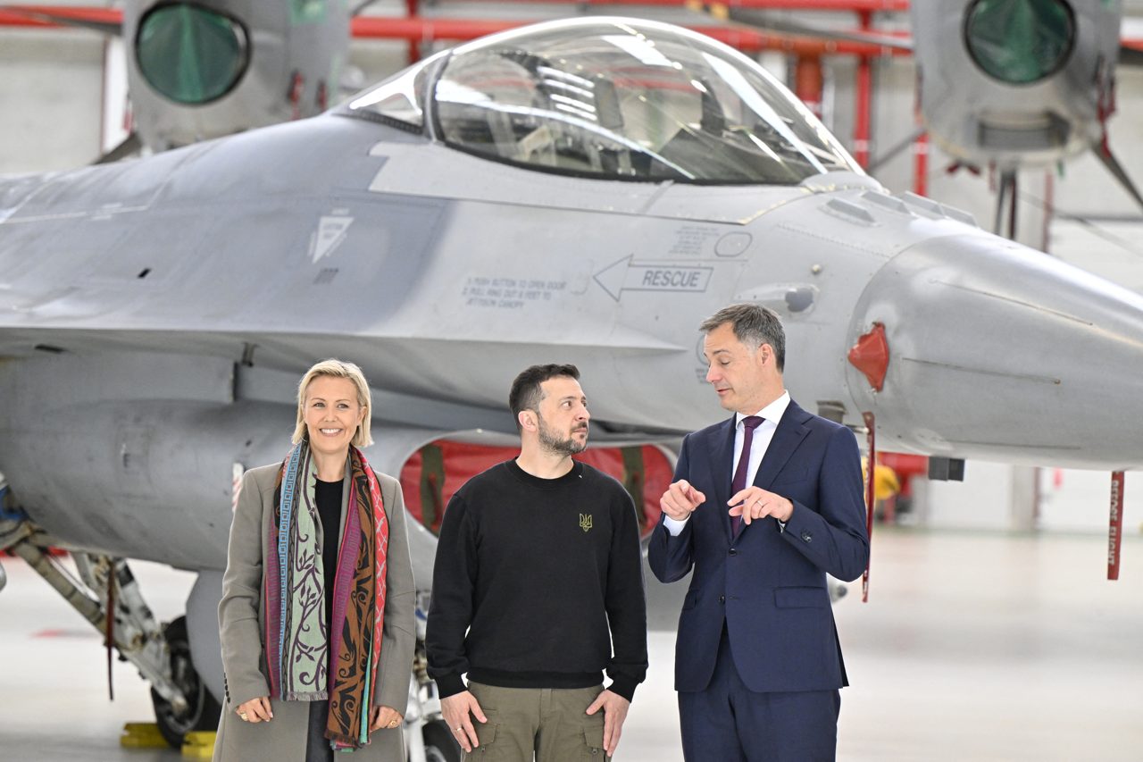 ‘Incredible work’: Ukrainian F-16 downs Russian fighter jet for first time
