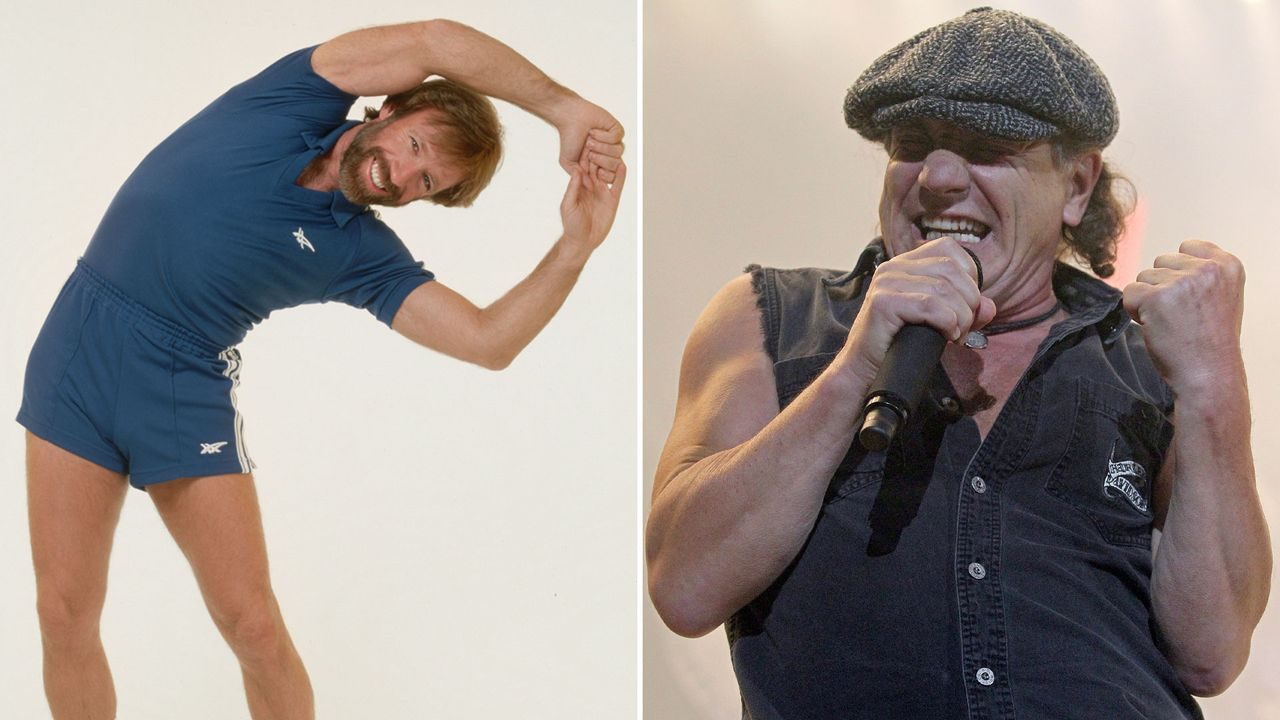 "He was centre-half and you didn't go near the man. He was dangerous!" How AC/DC’s Brian Johnson ended up playing on the same football team as Chuck Norris