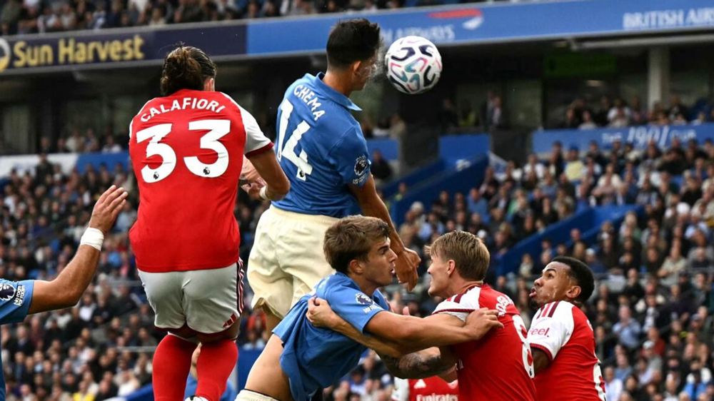 Arsenal's winning start ended by brilliant Brighton