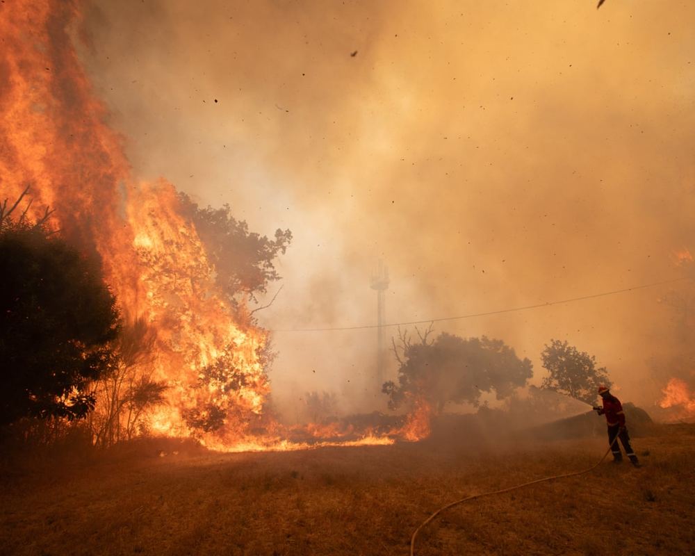 Iberian climate extremes destroy infrastructure and strain European emergency resources